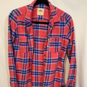 HOLLISTER flannel. Bright colours. Super soft. Size Medium